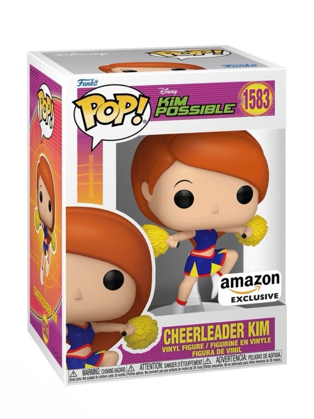 Funko Pop! Disney Kim Possible Cheerleader – Orange & Purple